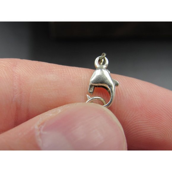 7 Inch Sterling Silver Small Garnet Orbs And White Pearls Bracelet - Picture 4 of 6